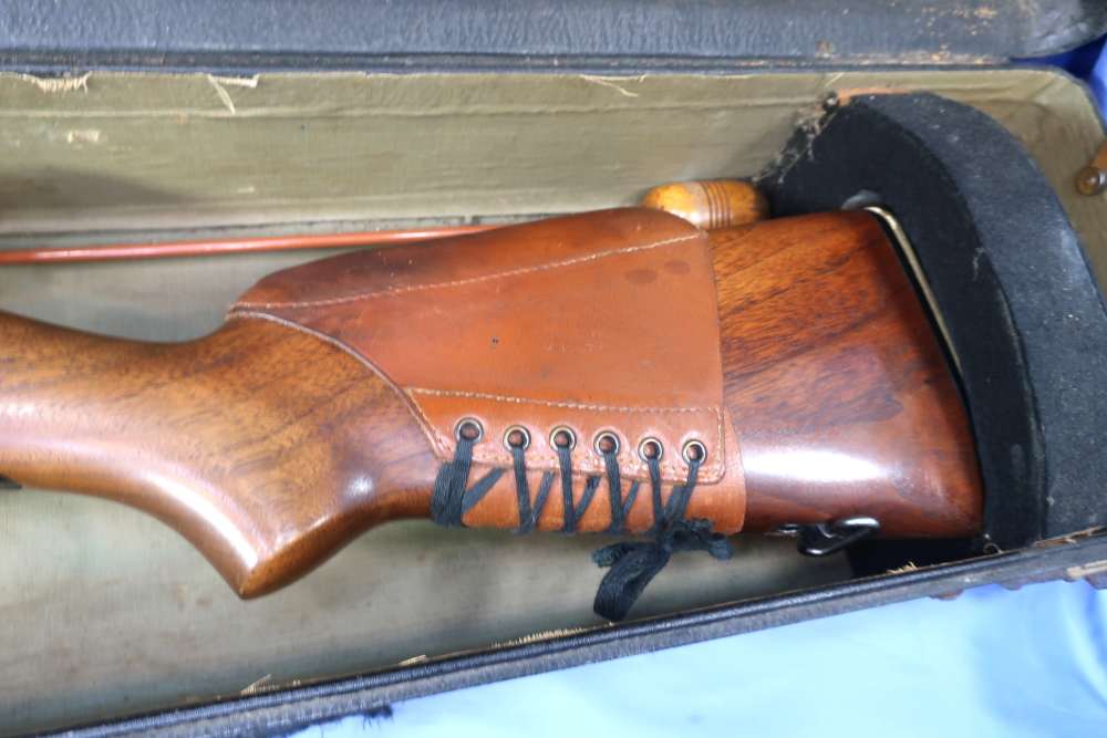 Winchester 52 22LR Target Rifle w/JW Fecker Scope, Case, Marbles Sight 1938-img-30