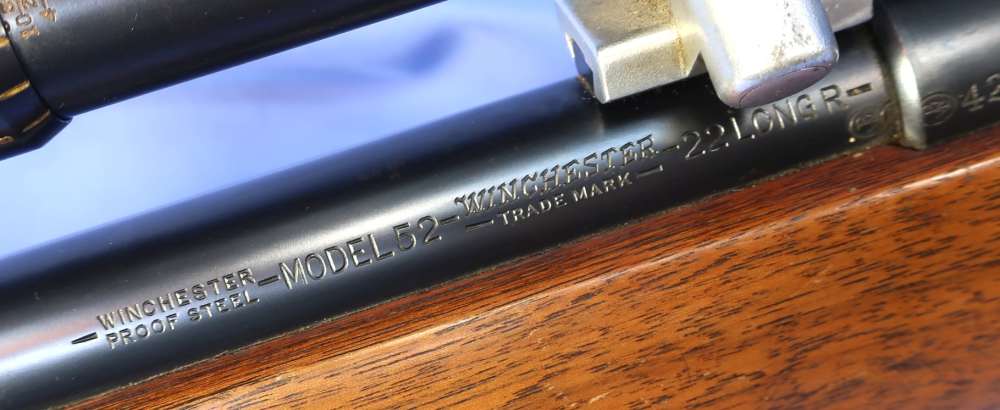 Winchester 52 22LR Target Rifle w/JW Fecker Scope, Case, Marbles Sight 1938-img-23