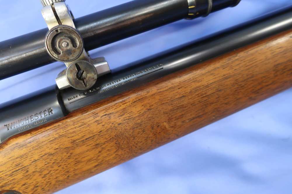 Winchester 52 22LR Target Rifle w/JW Fecker Scope, Case, Marbles Sight 1938-img-5