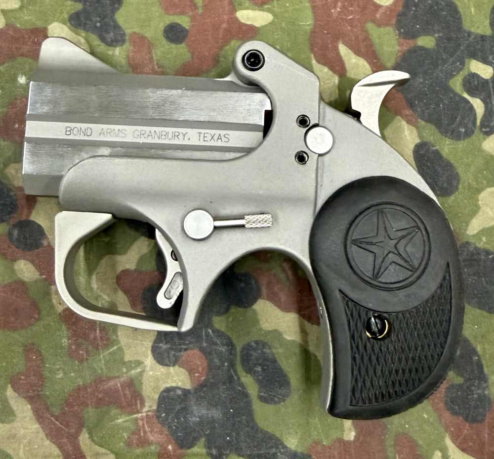 Bond Arms 9mm Roughneck Derringer 2 Shot Hide-a-Pistol w/Box, etc Looks New-img-4