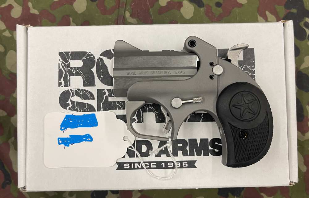 Bond Arms 9mm Roughneck Derringer 2 Shot Hide-a-Pistol w/Box, etc Looks New-img-1