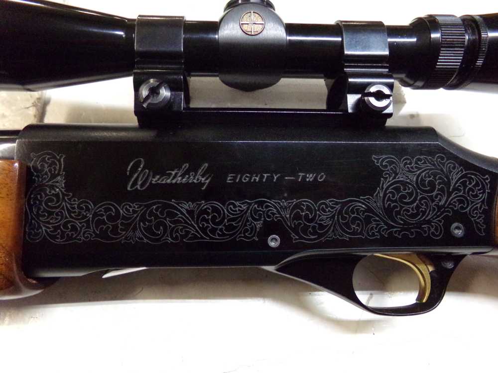 Used Weatherby Eighty-Two Shotgun in 12ga with 22" smooth-bore rifle barrel-img-3