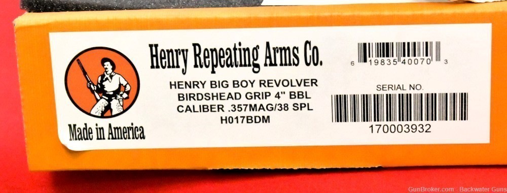 Factory New Henry Big Boy Revolver .357 Magnum H017BDM No Reserve!-img-11