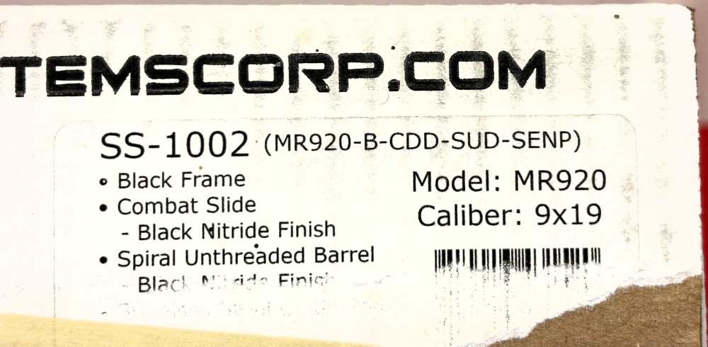 Factory New Shadow Systems MR920 Combat 9mm Pistol No Reserve!-img-8