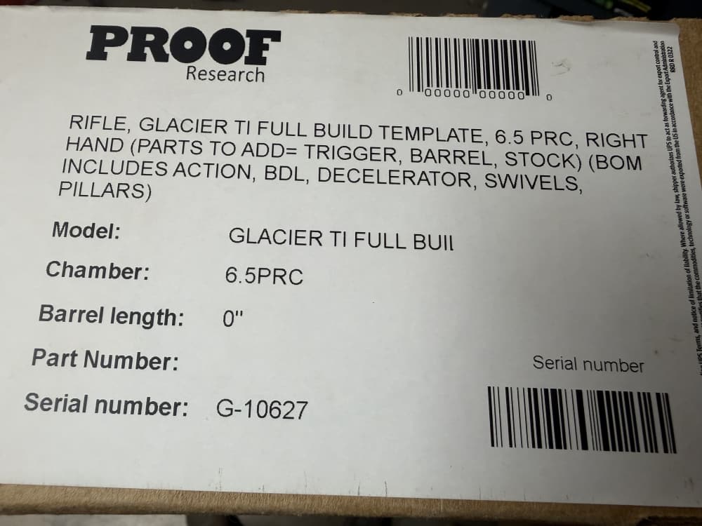 Proof Research Glacier Ti 6.5 PRC 22" Custom Order LIKE NEW.-img-24
