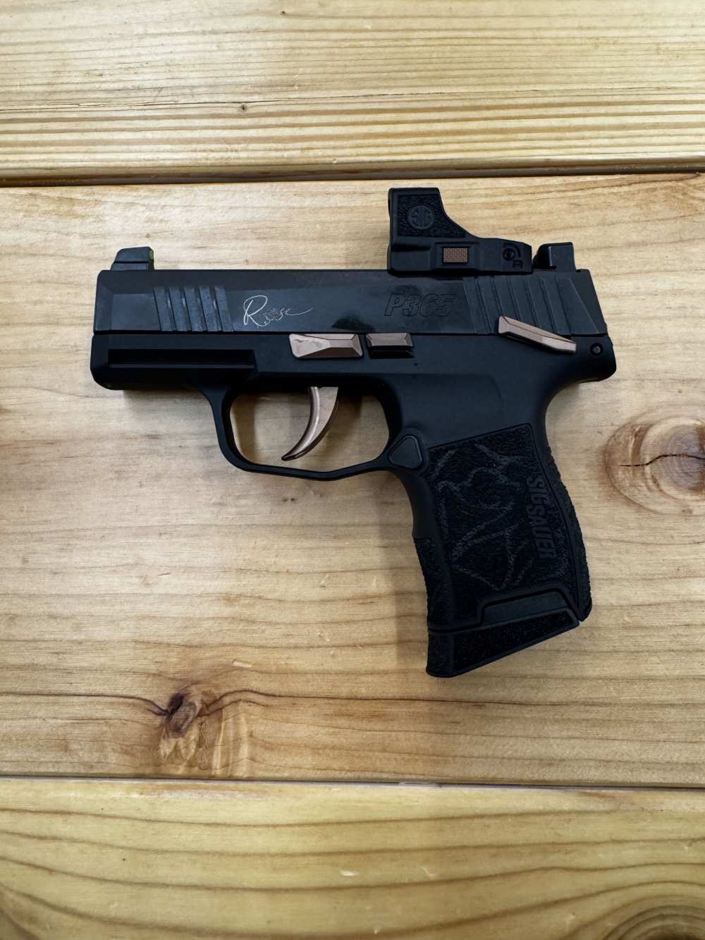 LIKE NEW - Sig P365 Rose MS RS 380 ACP-img-1