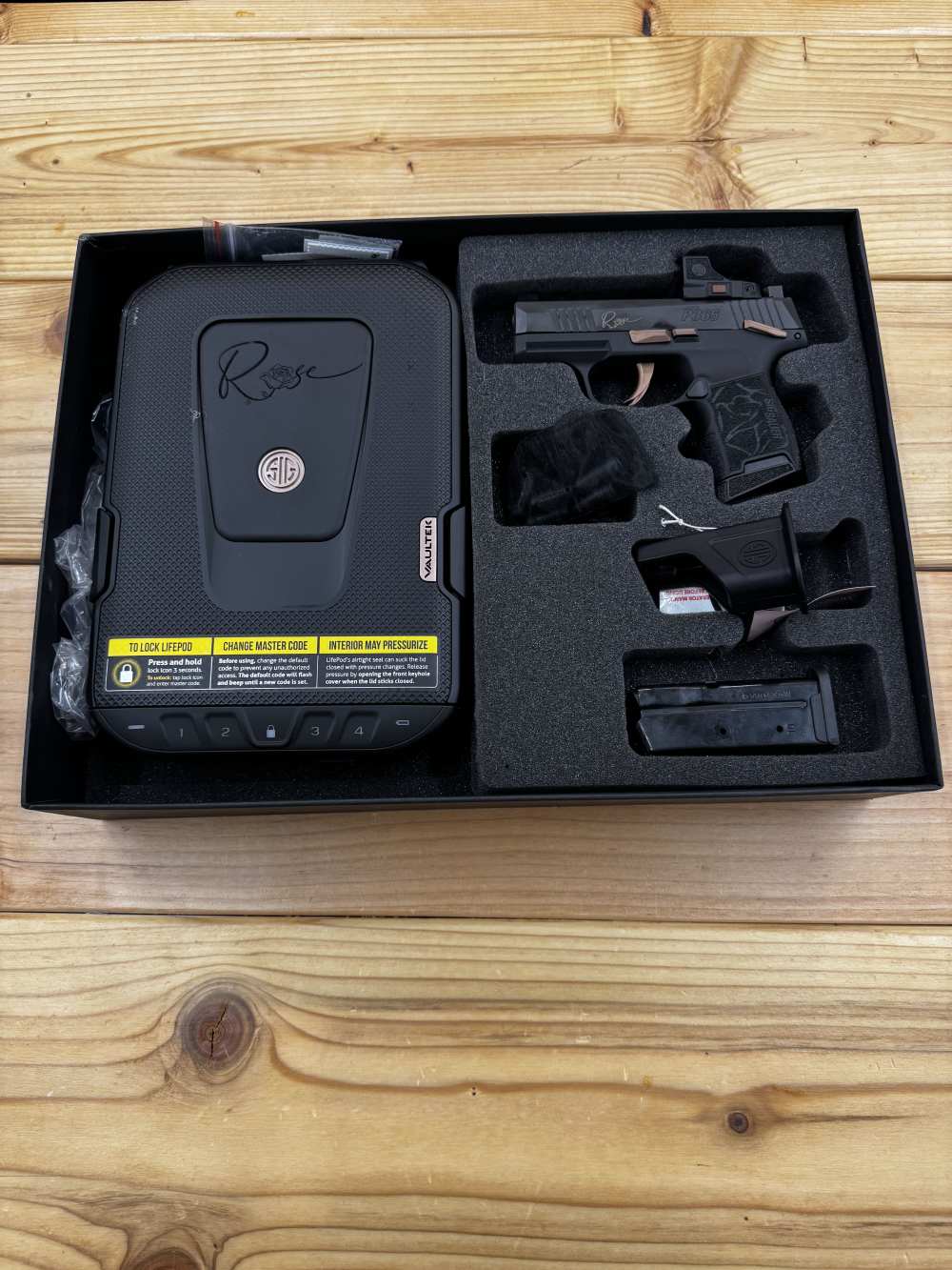 LIKE NEW - Sig P365 Rose MS RS 380 ACP-img-2