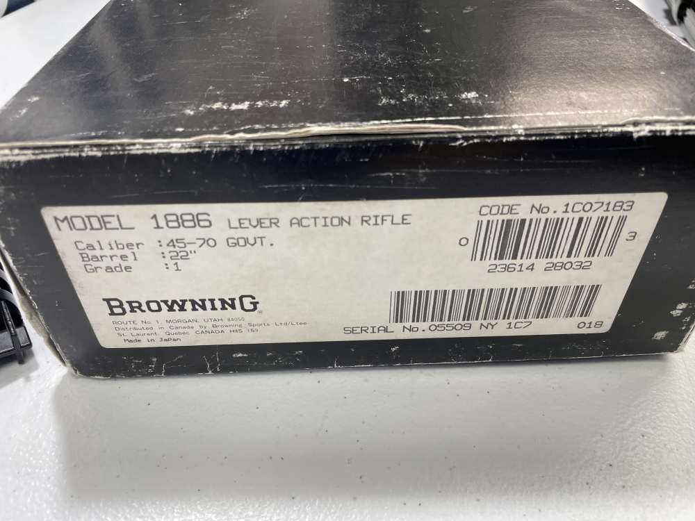 Browning Model 1886 Carbine .45-70 Govt Grade I - Limited Edition 1992-img-20