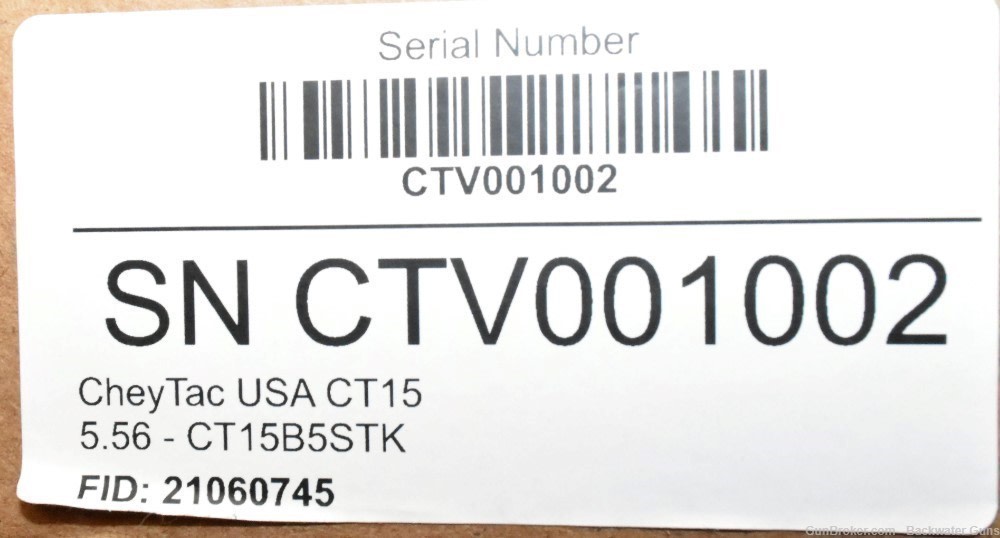 Factory New CheyTac USA CT15 5.56 NATO Rifle No Reserve!-img-9