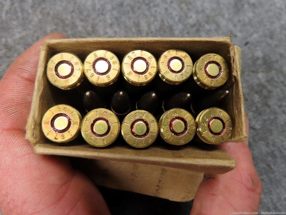 FULL BOX (15 RDS) WWII POLISH 8MM MAUSER AMMO-1934 BOX DATE-ARMOR PIERCING-img-6