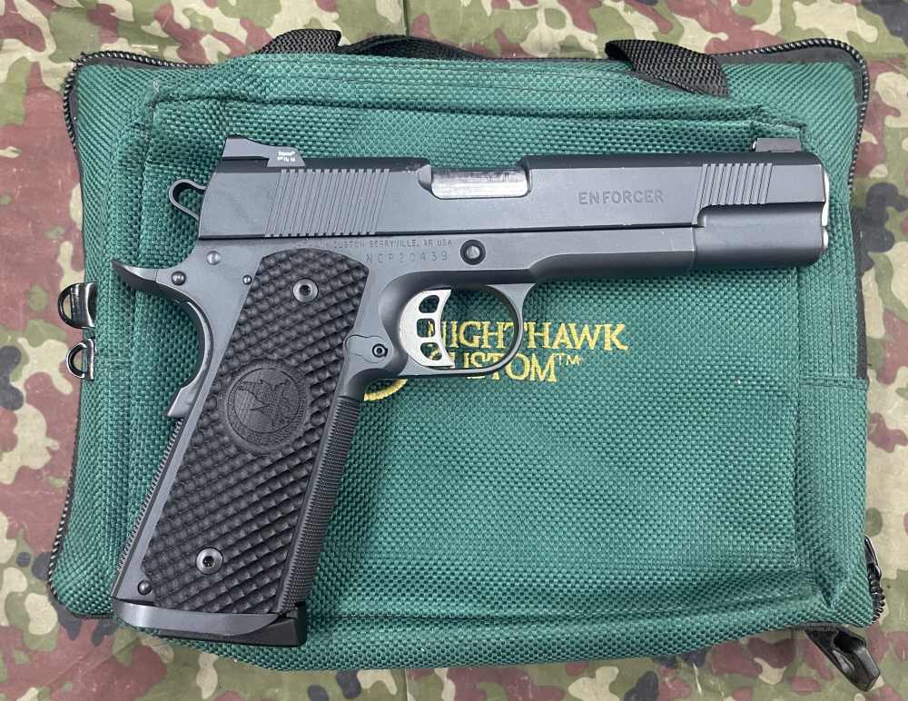 NightHawk Customs Enforcer 1911 Pistol w/ Original Bag Discontinued Classic-img-1