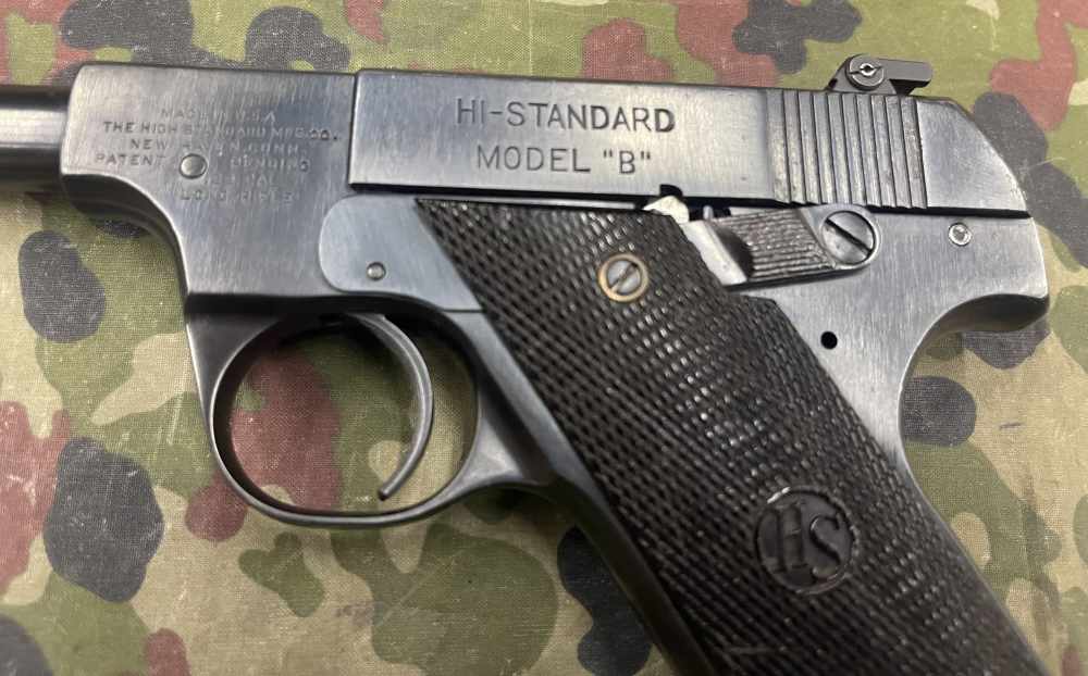 High Sandard Model B US Property Marked Training Competition Pistol 22 LR  -img-9
