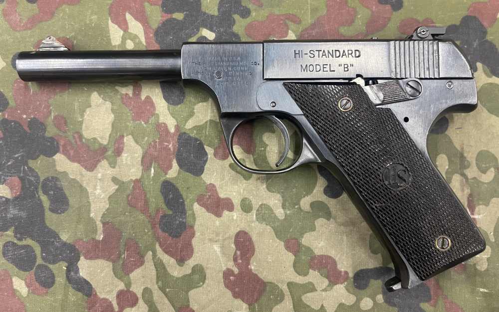 High Sandard Model B US Property Marked Training Competition Pistol 22 LR  -img-1