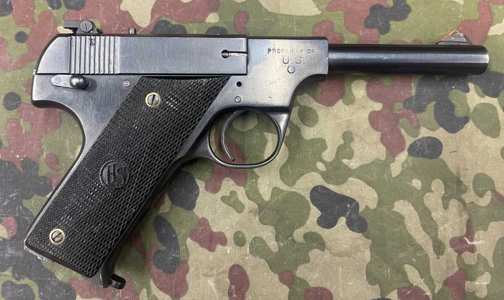High Sandard Model B US Property Marked Training Competition Pistol 22 LR  -img-0