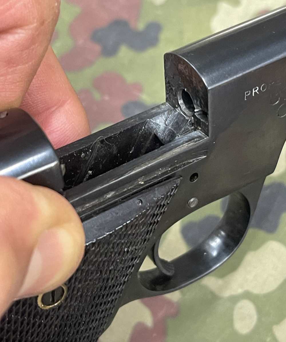 High Sandard Model B US Property Marked Training Competition Pistol 22 LR  -img-24