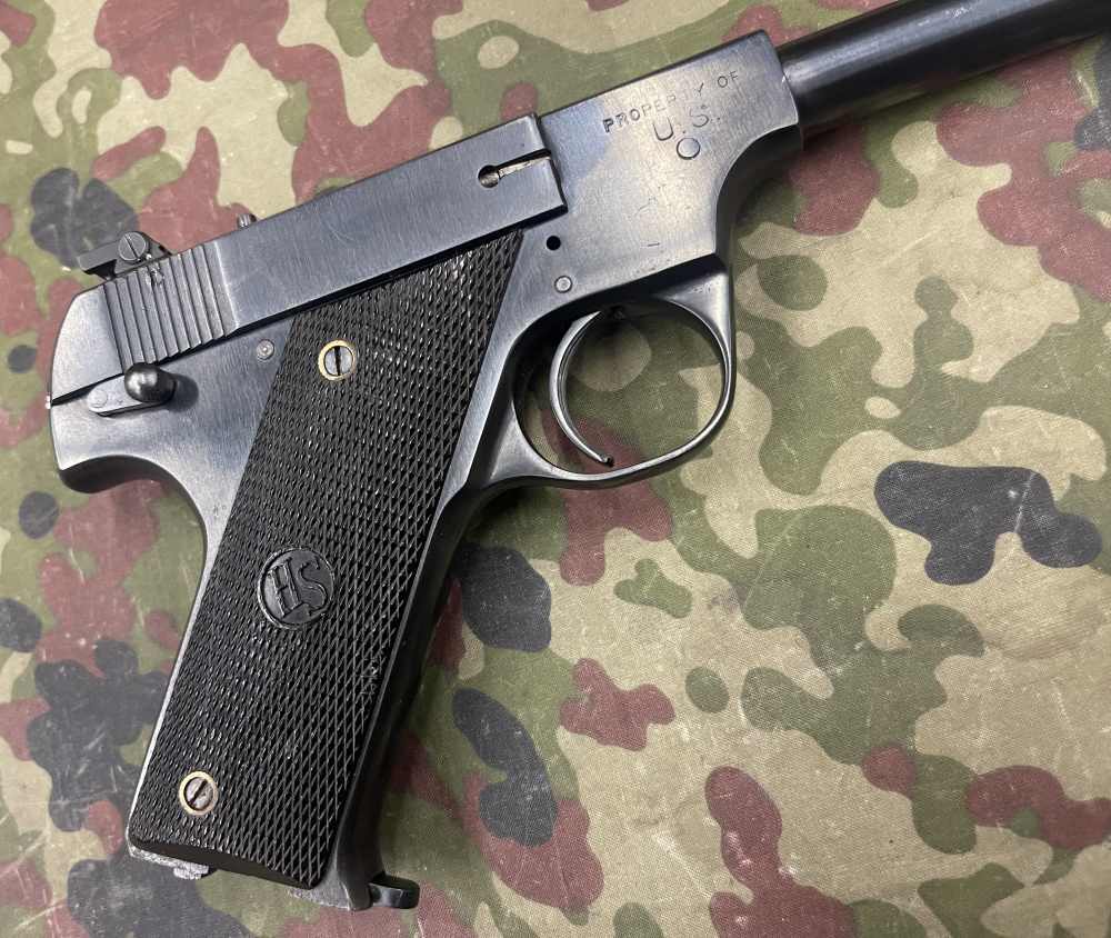 High Sandard Model B US Property Marked Training Competition Pistol 22 LR  -img-7