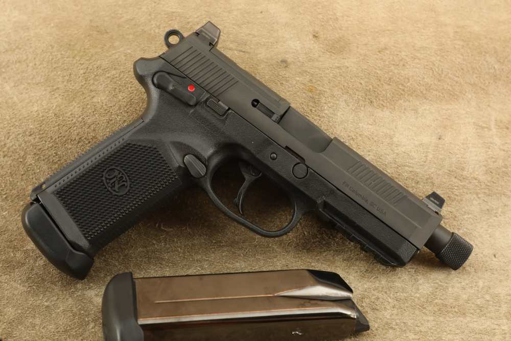 FN America FNX-45 Tactical .45 ACP 5.3" DA/SA Semi-Automatic Pistol-img-2