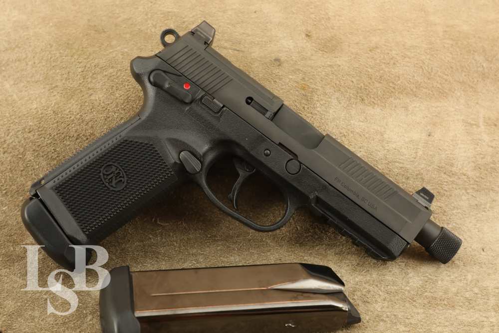 FN America FNX-45 Tactical .45 ACP 5.3" DA/SA Semi-Automatic Pistol-img-0