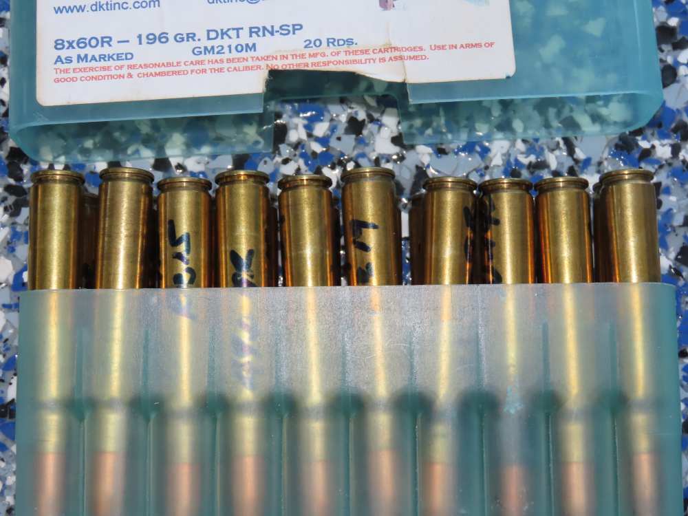 Two Boxes Custom DKT, Inc. 8x60R Vintage German Rifle Ammo-img-9
