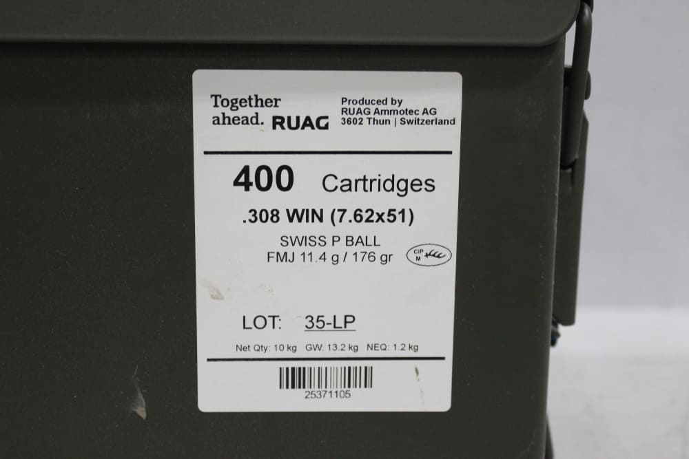 Ruag .308win 7.62x51 400rd Ammo Can DL/Adult Signature Required!-img-1