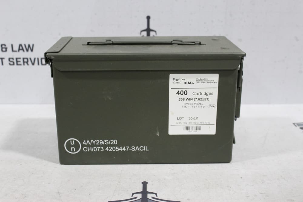 Ruag .308win 7.62x51 400rd Ammo Can DL/Adult Signature Required!-img-0
