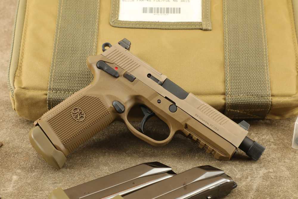 FN America FNX-45 Tactical .45 ACP 5.3" DA/SA Semi-Automatic Pistol-img-2