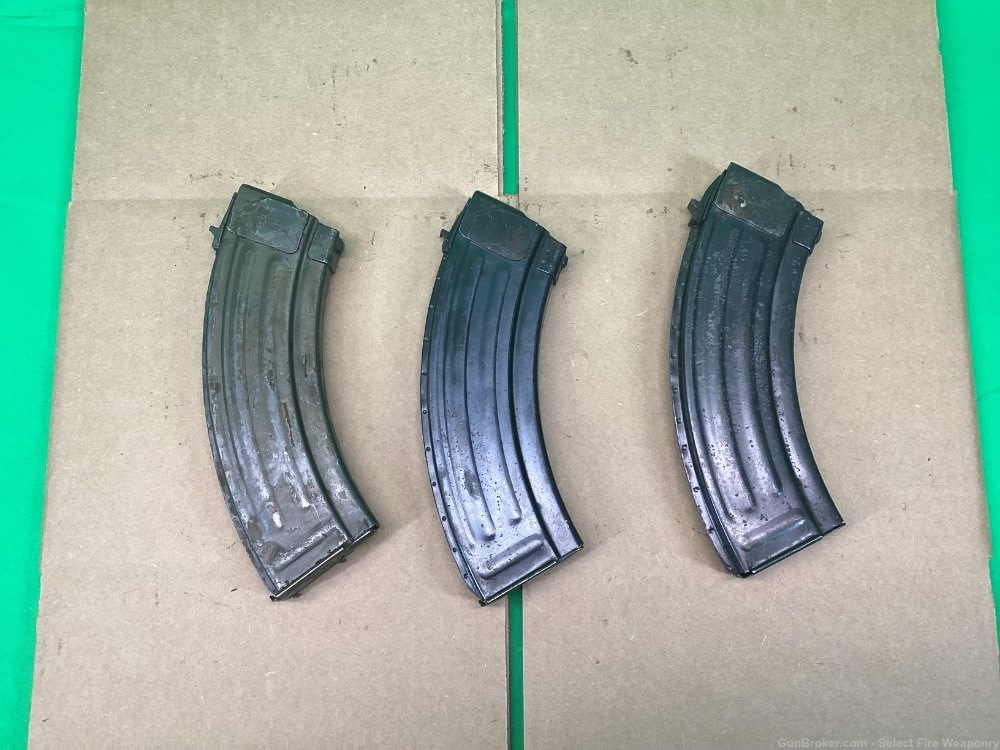 3-Pack Grade B Bosnian 2 Rib 30rd AK47 7.62x39 AKM AK 47 Mag-img-0
