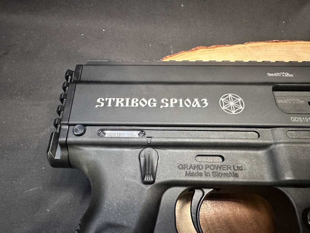 Grand Power Stribog SP10A3 10mm 8" Sub Pistol PDW Tailhook Brace LAYAWAY-img-10