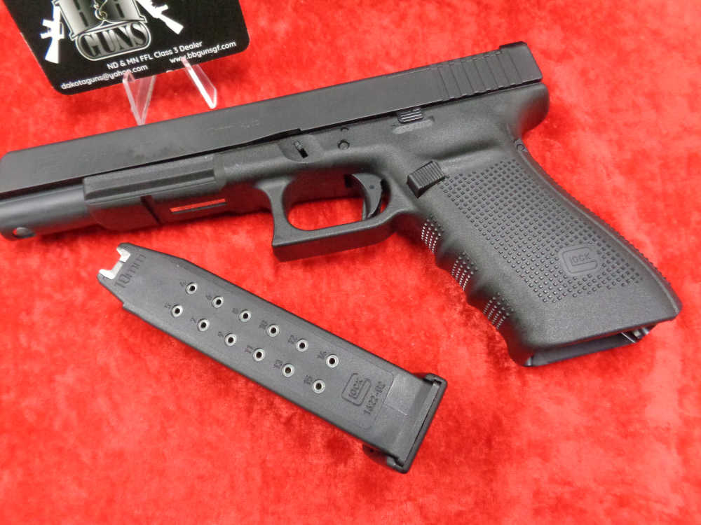 NEW GLOCK G40 MOS Gen 4 10MM OPTIC Ready 3 15rd Mags LONG SLIDE WE TRADE-img-10
