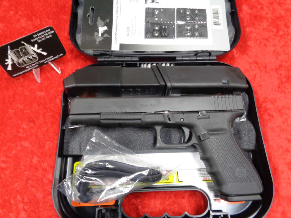 NEW GLOCK G40 MOS Gen 4 10MM OPTIC Ready 3 15rd Mags LONG SLIDE WE TRADE-img-11