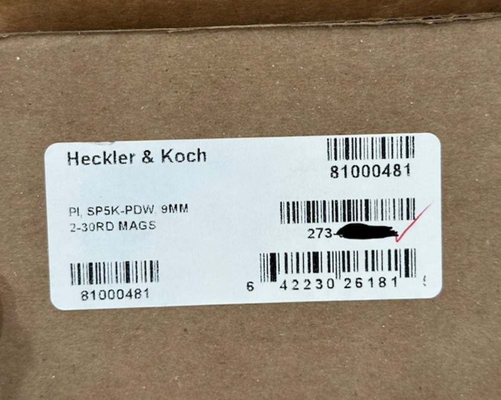 HK Heckler & Koch SP5K PDW 81000481 MP5K Type-img-1
