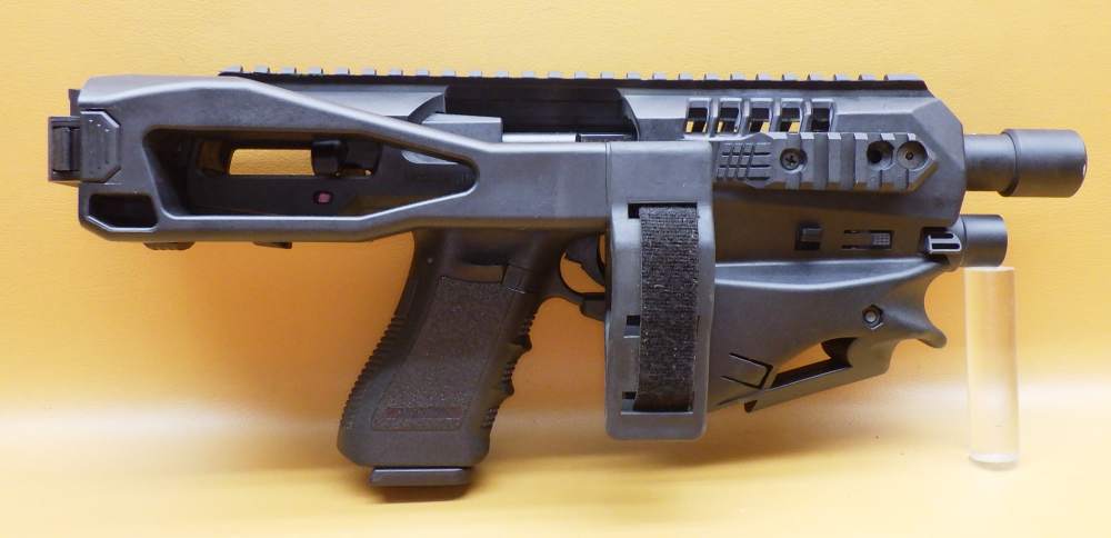 Glock G17 Gen 3 9mm 4.49"Bbl w/CAA Micro Conv Kit - Folding Brace-img-2