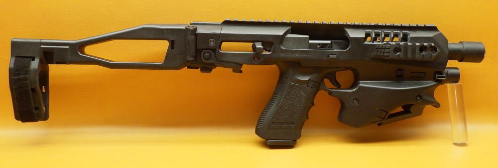 Glock G17 Gen 3 9mm 4.49"Bbl w/CAA Micro Conv Kit - Folding Brace-img-1
