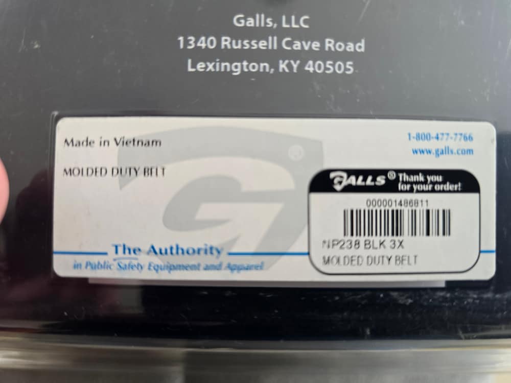 New Gall's Nylon Duty Gun Belt-img-1
