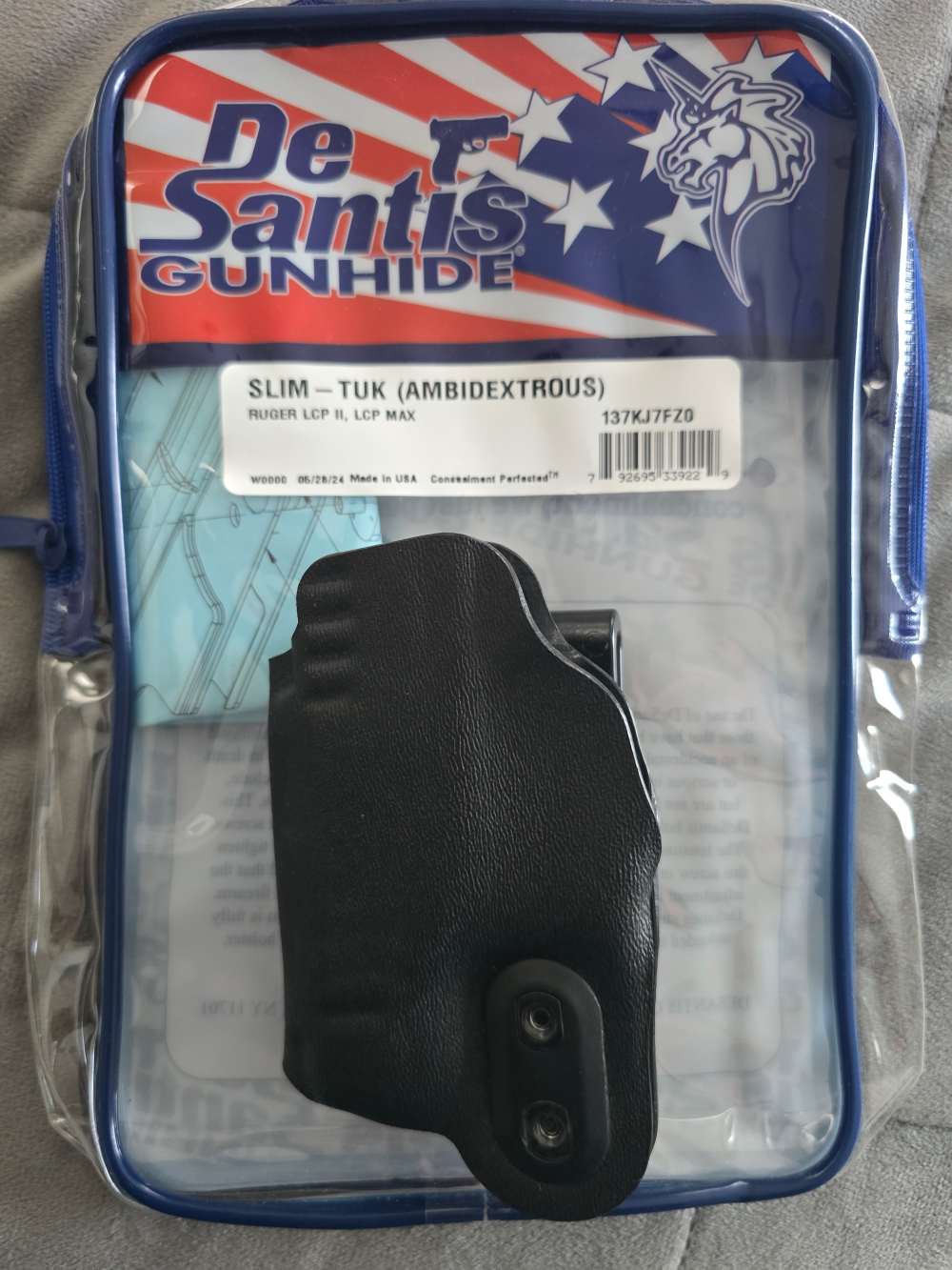 DeSantis Ruger LCP 2 IWB holster-img-1