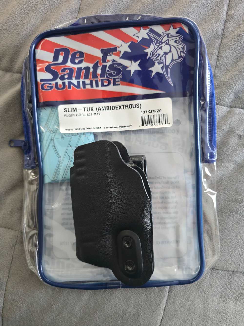 DeSantis Ruger LCP 2 IWB holster-img-3