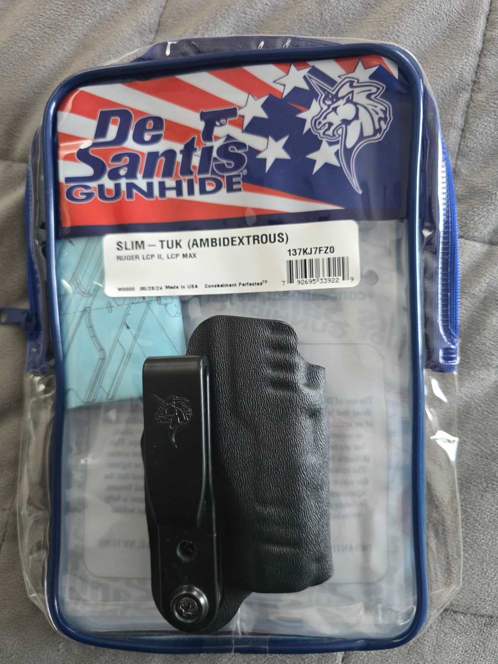 DeSantis Ruger LCP 2 IWB holster-img-0