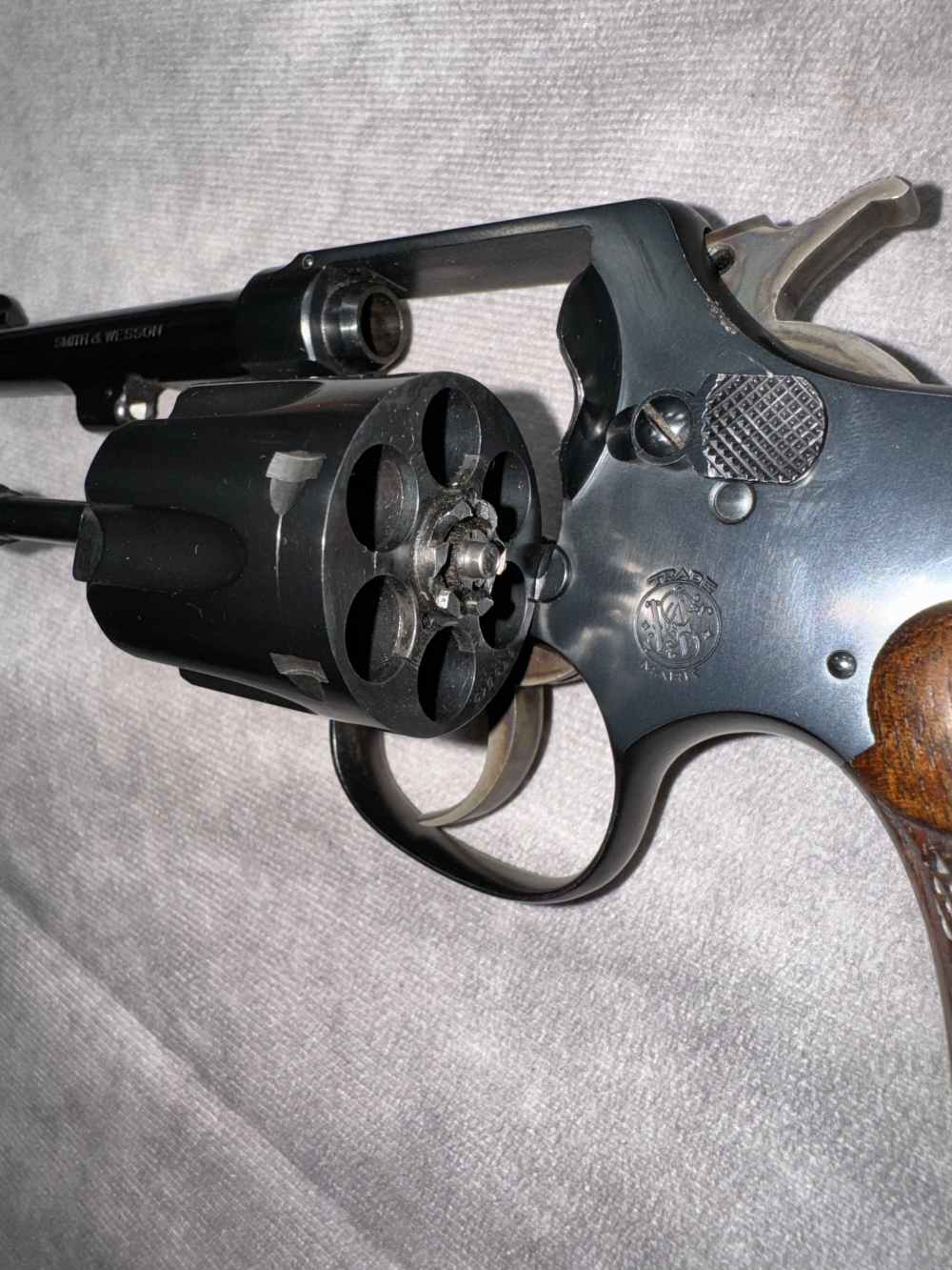 USED! SMITH & WESSON REGULATION POLICE .32 S&W LONG PRE WAR $.01 PENNY-img-28