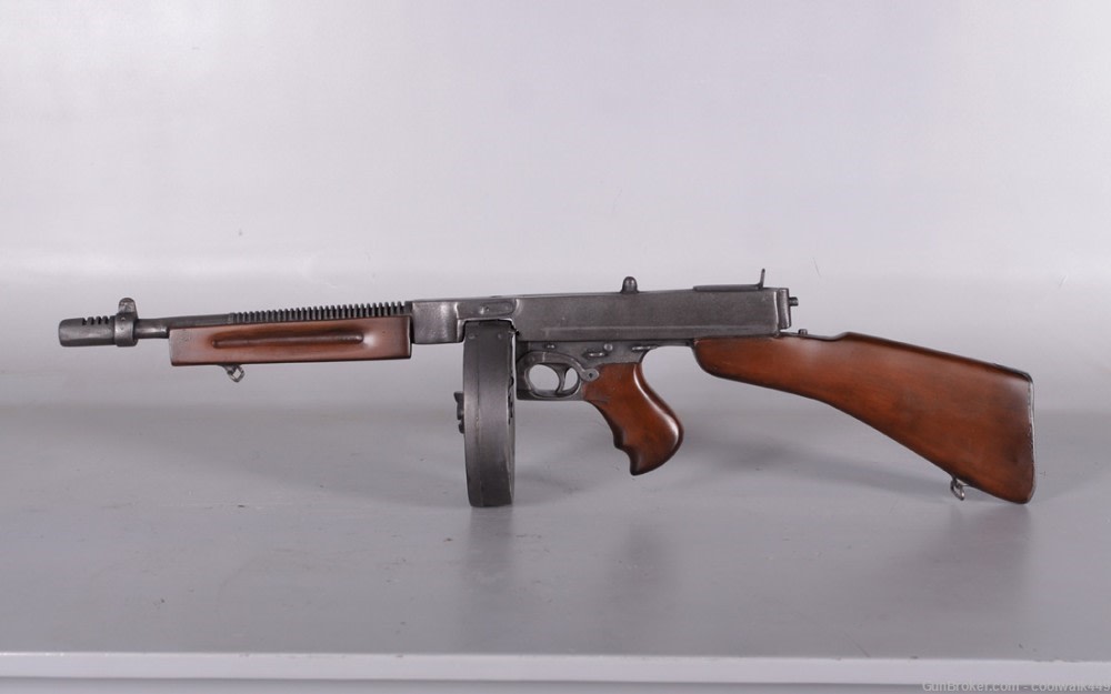 Thompson Drum  m,achine gun replica non firing -img-5