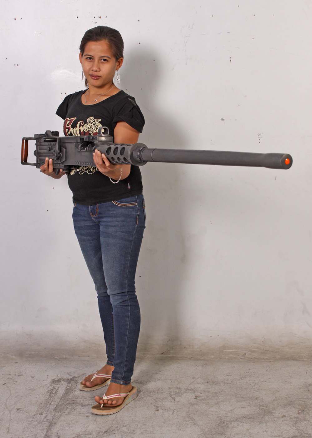 M2 browning 50 cal machine gun  resin replica non firing  MA Duce-img-8
