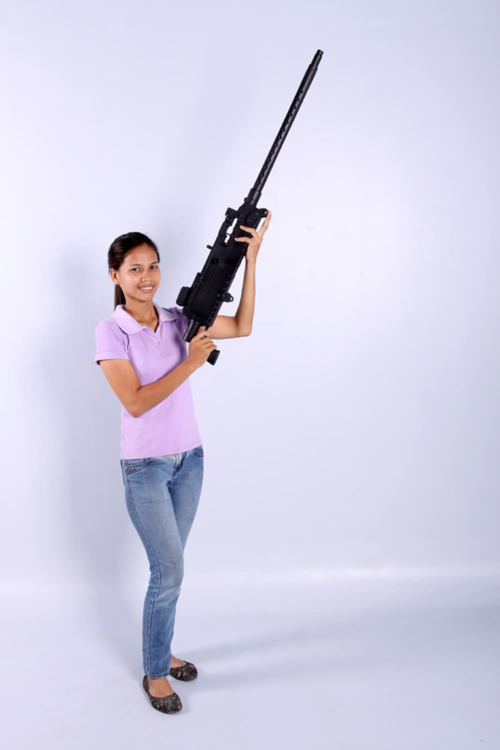 M 1919  AN/M2 30 cal resin replica  machine gun has no moving parts-img-1