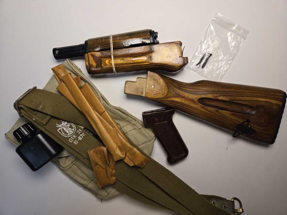 Soviet Russian AK74 AK-74 Stock Set and Accessories Sling Oiler Clips-img-0