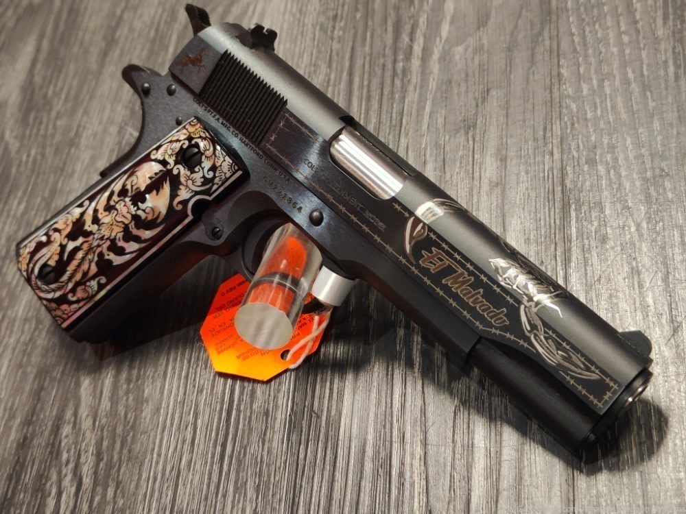 COLT 1911 EL MALVADO ENGRAVED SCORPION O1911C-45-img-0