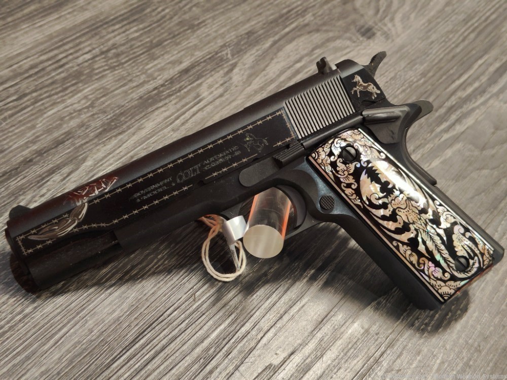 COLT 1911 EL MALVADO ENGRAVED SCORPION O1911C-45-img-1