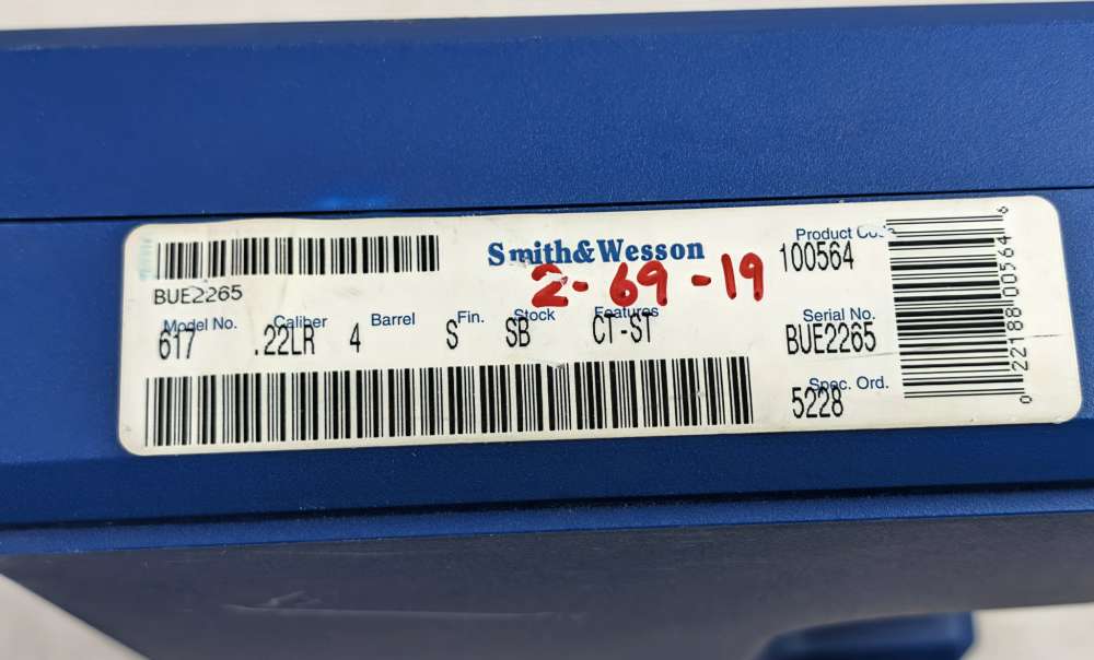 1995 Smith & Wesson 617-1 4" 22LR DA/SA 6-Shot Stainless 617 Pre Lock-img-6
