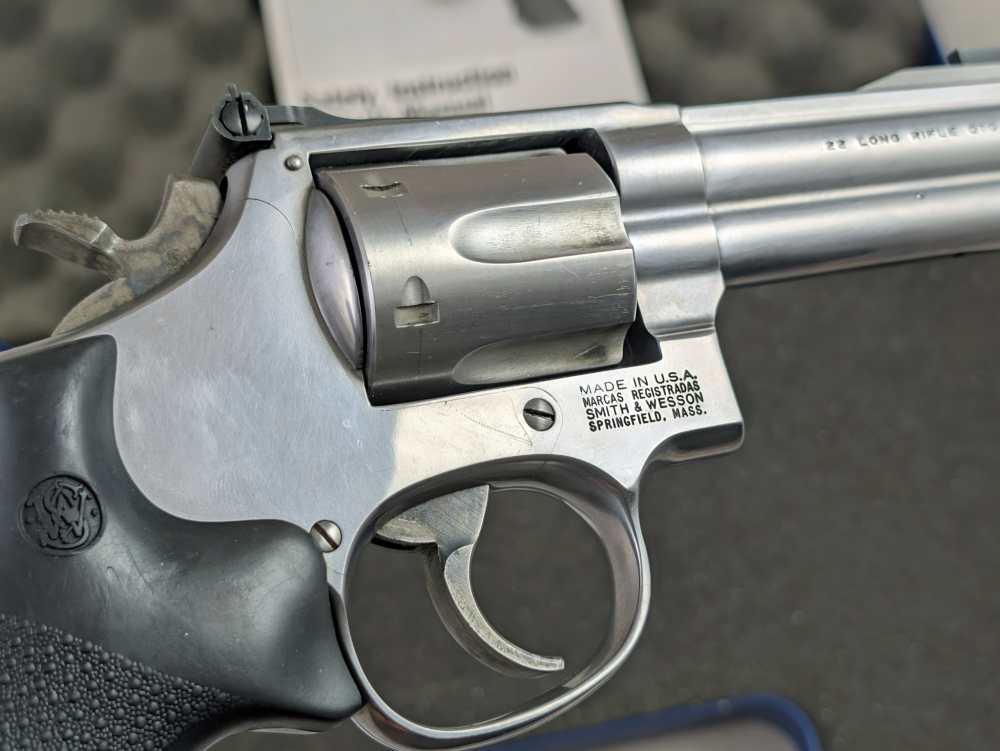 1995 Smith & Wesson 617-1 4" 22LR DA/SA 6-Shot Stainless 617 Pre Lock-img-7