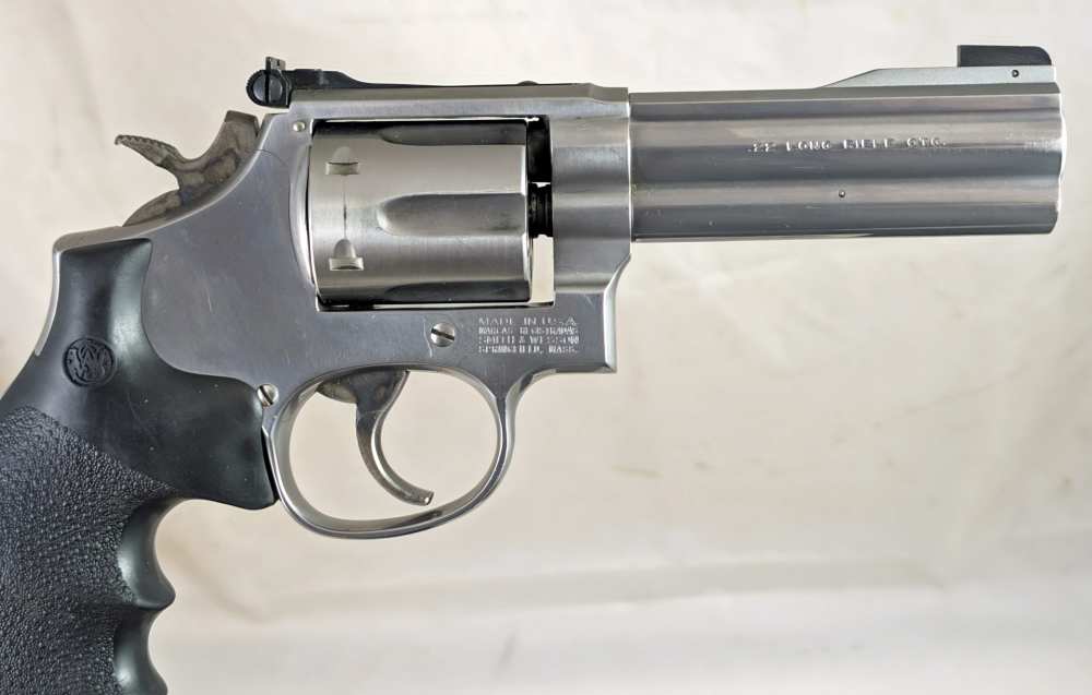 1995 Smith & Wesson 617-1 4" 22LR DA/SA 6-Shot Stainless 617 Pre Lock-img-2