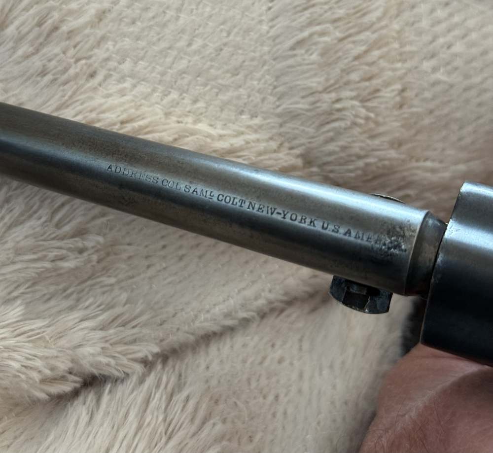 Excellent 1862 colt revolver. Case colors. -img-5