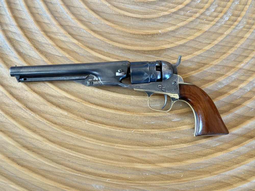 Excellent 1862 colt revolver. Case colors. -img-0
