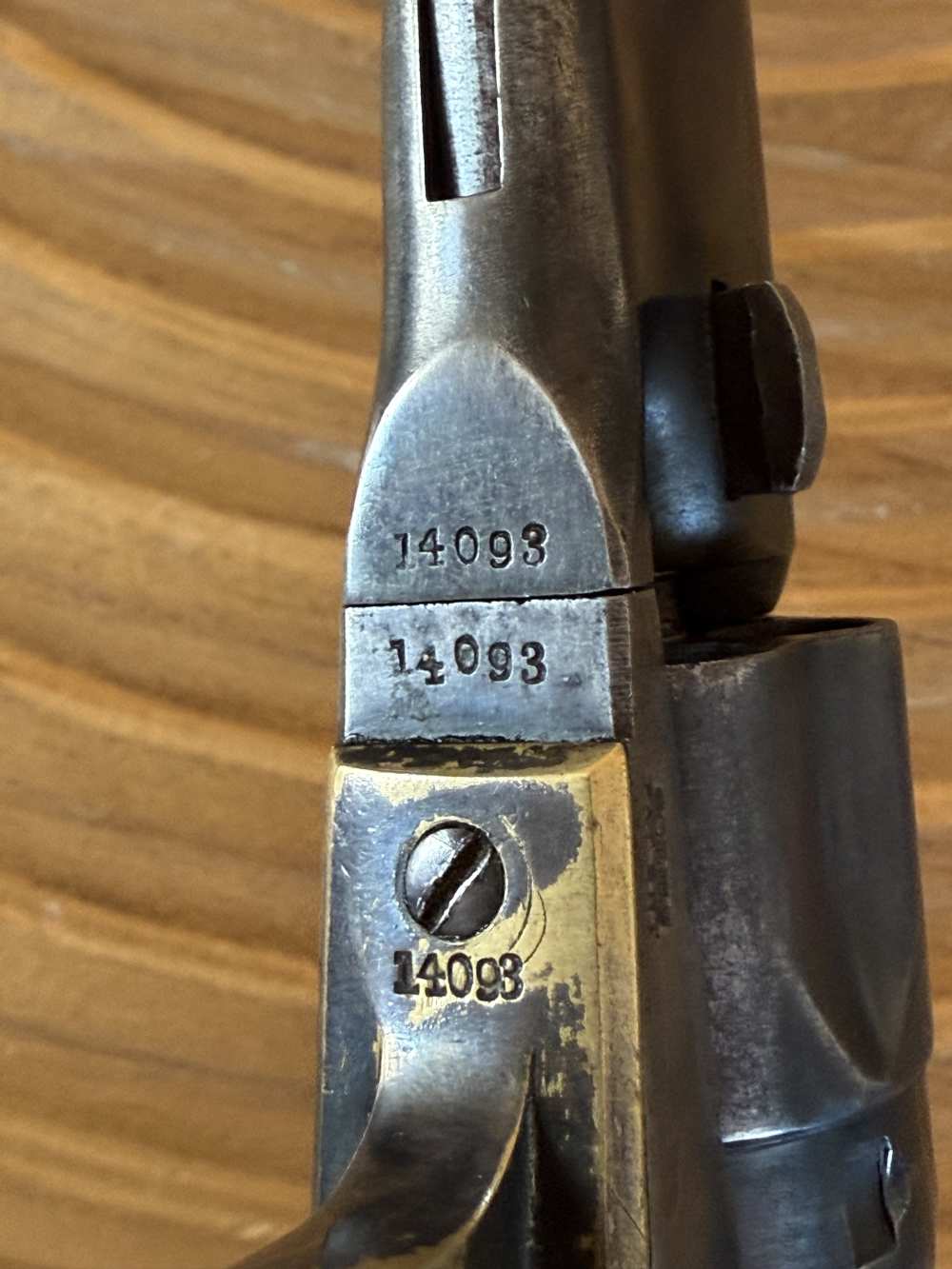 Excellent 1862 colt revolver. Case colors. -img-3